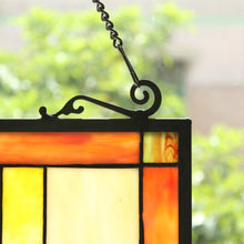 Load image into Gallery viewer, RADIANCE goods Mission Stained Glass Window Panel 18"x25"