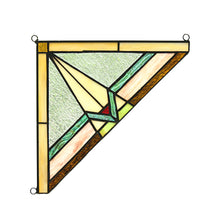 Load image into Gallery viewer, RADIANCE goods Mission Stained Glass Window Panel 8"x8"