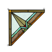 Load image into Gallery viewer, RADIANCE goods Mission Stained Glass Window Panel 8"x8"