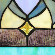 Load image into Gallery viewer, RADIANCE goods Victorian Stained Glass Window Panel 17.5"x25"