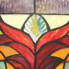 Load image into Gallery viewer, RADIANCE goods Victorian Stained Glass Window Panel 17.5"x25"