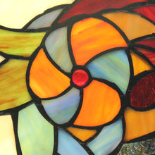 Load image into Gallery viewer, RADIANCE goods Victorian Stained Glass Window Panel 17.5"x25"