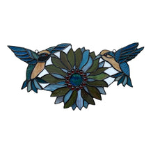 Load image into Gallery viewer, RADIANCE goods Animal/Floral-Style Green Window Panel 17" x 7.75"