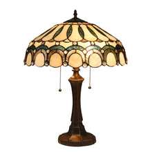 Load image into Gallery viewer, RADIANCE goods Tiffany-Style 2 Light Victorian Table Lamp 17" Shade