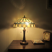 Load image into Gallery viewer, RADIANCE goods Tiffany-Style 2 Light Victorian Table Lamp 17" Shade