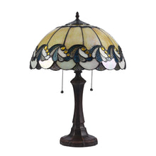 Load image into Gallery viewer, RADIANCE goods Tiffany-Style 2 Light Victorian Table Lamp 16" Shade