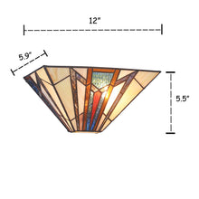 Load image into Gallery viewer, RADIANCE goods 1 Light Mission Indoor Wall Sconce 12" Wide