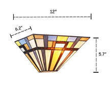 Load image into Gallery viewer, RADIANCE goods 1 Light Mission Indoor Wall Sconce 12" Wide