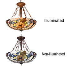 Load image into Gallery viewer, RADIANCE goods Animal-Style 4 Light Dark Bronze Ceiling Pendant 28" Wide