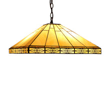 Load image into Gallery viewer, RADIANCE goods Mission-Style 2 Light Inverted Ceiling Pendant 18" Shade