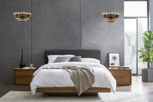 Load image into Gallery viewer, RADIANCE goods Victorian Tiffany-style Black 1 Light Wall Sconce 12" Wide