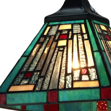 Load image into Gallery viewer, RADIANCE goods Tiffany-style Dark Bronze 1 Light Mini Pendant 8" Wide