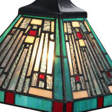 Load image into Gallery viewer, RADIANCE goods Mission Tiffany-style Blackish Bronze 1 Light Wall Sconce 8" Wide