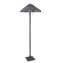 Load image into Gallery viewer, RADIANCE goods Victorian 2 Light Floor Lamp 18" Shade