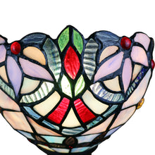 Load image into Gallery viewer, RADIANCE goods Victorian Tiffany-Style Blackish Bronze 1 Light Wall Sconce 8" Wide