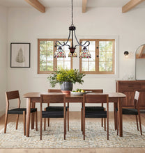 Load image into Gallery viewer, RADIANCE goods Victorian-Style Blackish Bronze 3-Light Mini-Chandelier 25" Wide