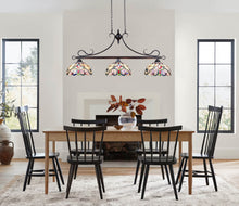 Load image into Gallery viewer, RADIANCE goods Victorian-Style Dark Bronze 3 Light Island Pendant 47" Wide