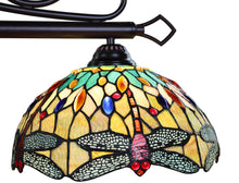 Load image into Gallery viewer, RADIANCE goods Dragonfly Tiffany-Style Dark Bronze 3 Light Island Pendant 48" Wide