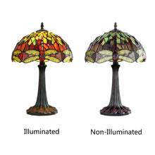Load image into Gallery viewer, RADIANCE goods Tiffany-style Dark Bronze 1 Light Table Lamp 12" Shade