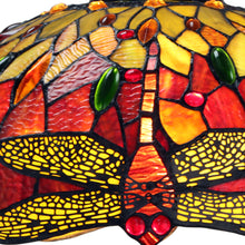 Load image into Gallery viewer, RADIANCE goods Tiffany-style Blackish Bronze 3 Light Hanging Pendant 18" Wide