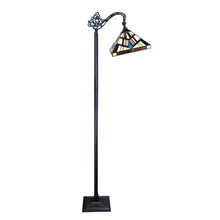 Load image into Gallery viewer, RADIANCE goods Mission-Style Blackish Bronze 1-Light Reading Floor Lamp 11" Shade