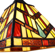 Load image into Gallery viewer, RADIANCE goods Mission Tiffany-style Blackish Bronze 5 Light Chandelier 30" Wide