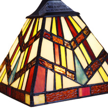 Load image into Gallery viewer, RADIANCE goods Mission Tiffany-style Blackish Bronze 5 Light Chandelier 30" Wide