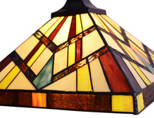 Load image into Gallery viewer, RADIANCE goods Mission Tiffany-Style 3 Light Island Pendant 47" Wide