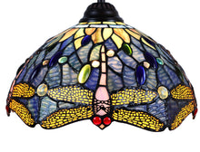 Load image into Gallery viewer, RADIANCE goods Dragonfly Tiffany-Style 3 Light Island Pendant 25" Wide
