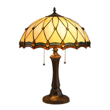 Load image into Gallery viewer, RADIANCE goods Tiffany-Style 2 Light Victorian Table Lamp 16" Shade