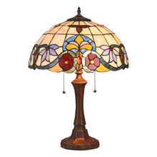 Load image into Gallery viewer, RADIANCE goods Tiffany-Style 2 Light Victorian Table Lamp 16" Shade