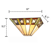 Load image into Gallery viewer, RADIANCE goods 1 Light Mission Indoor Wall Sconce 12" Wide