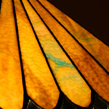 Load image into Gallery viewer, RADIANCE goods Tiffany-Style 2 Light Mission Table Lamp 16" Shade