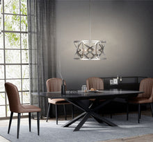 Load image into Gallery viewer, RADIANCE goods Farmhouse 5 Light Distressed Antique Silver Finish Ceiling Pendant 21" Wide