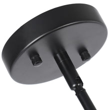 Load image into Gallery viewer, RADIANCE goods Farmhouse 5 Light Matt Black Finish Ceiling Pendant 21" Wide