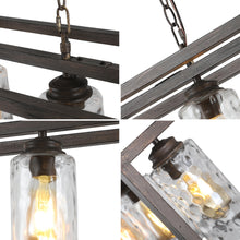 Load image into Gallery viewer, RADIANCE goods Farmhouse-Style 4 Light Semi-Flush Fixture 24" Wide