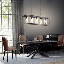 Load image into Gallery viewer, RADIANCE goods Farmhouse-Style 4 Light Semi-Flush Fixture 24" Wide