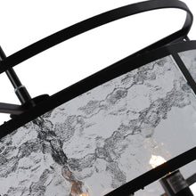 Load image into Gallery viewer, RADIANCE goods Contemporary 4 Light Matt Black Finish Ceiling Pendant 20" Wide