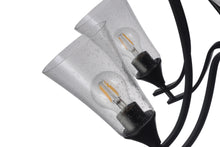 Load image into Gallery viewer, RADIANCE goods Contemporary 5 Light Matt Black Hanging Chandelier 27" Wide