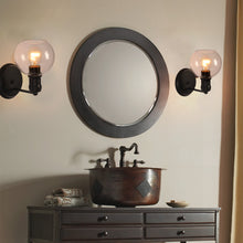 Load image into Gallery viewer, RADIANCE goods Transitional 1 Light Matt Black Indoor Wall Sconce 6" Wide