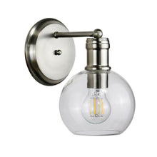 Load image into Gallery viewer, RADIANCE goods Transitional Brushed Nickel 1 Light Indoor Wall Sconce 6" Wide