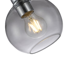 Load image into Gallery viewer, RADIANCE goods Transitional 1 Light Chrome Semi-Flush Ceiling Fixture 6" Wide