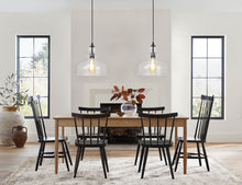 Load image into Gallery viewer, RADIANCE goods Transitional Matt Black 1 Light Ceiling Pendant 12" Wide