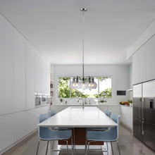 Load image into Gallery viewer, RADIANCE goods Transitional 5 Light Chrome Hanging Chandelier 18" Wide