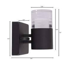 Load image into Gallery viewer, RADIANCE goods 1 Light LED In/Out Door Wall Sconce 3000K Warm White 7" Tall