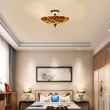 Load image into Gallery viewer, RADIANCE goods Mosaic-Style 2 Light Semi-Flush Ceiling Fixture 16" Wide