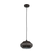 Load image into Gallery viewer, RADIANCE goods Contemporary-Style 1 Light Brown and White Ceiling Mini Pendant 10" Wide
