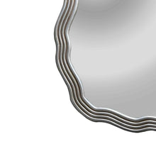 Load image into Gallery viewer, RADIANCE goods Contemporary-Style Silver Finish Round Wall Mirror 33" Wide