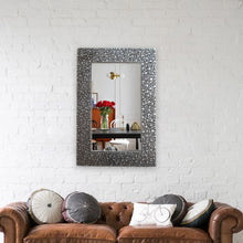 Load image into Gallery viewer, RADIANCE goods Contemporary-Style Rectangle Antique Silver Finish 36"