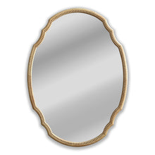 Load image into Gallery viewer, RADIANCE goods Contemporary Maple Wood Finish Oval Framed Wall Mirror 36" Height